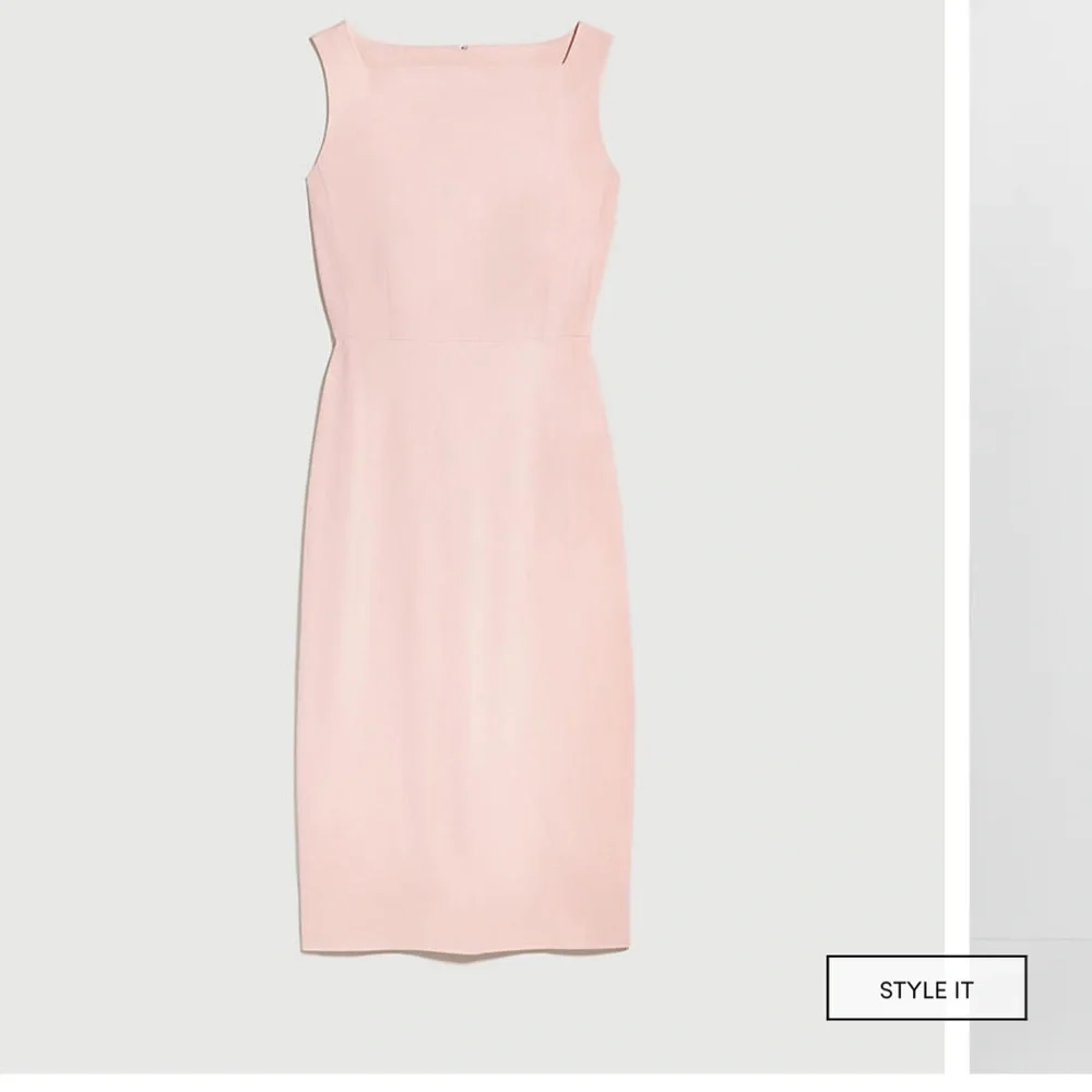 Ann Taylor Blush Midi Dress - Picture 4 of 7